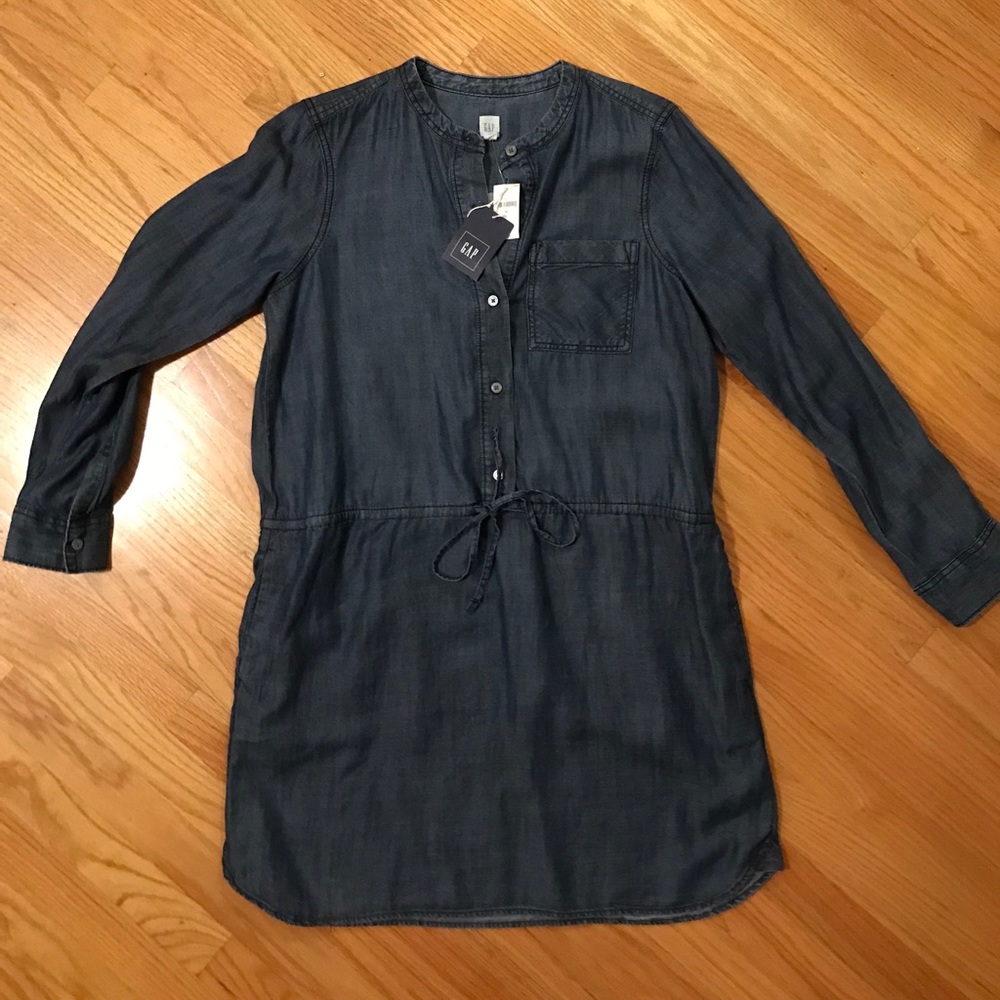 GAP chambray dress NWT